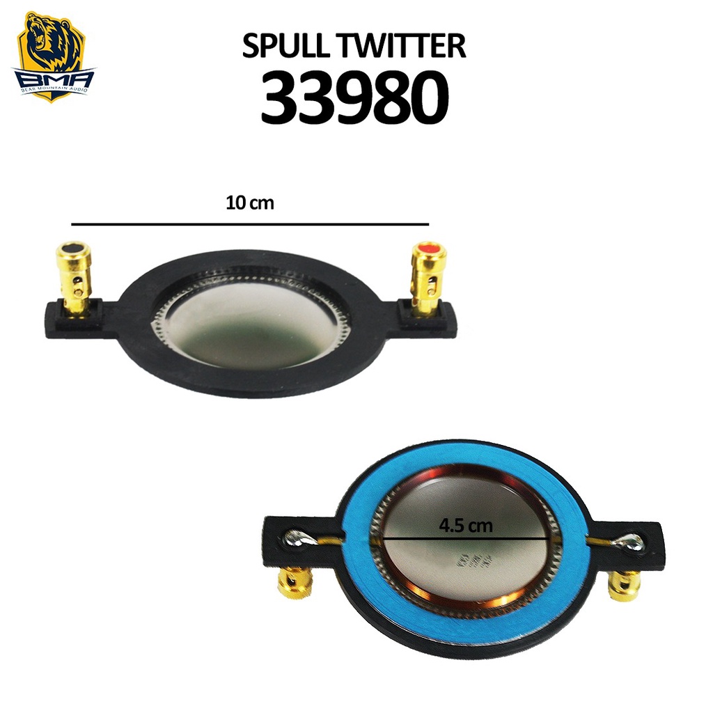 Spull Tweeter BMA 4.5 cm  33980 Spul Twiter 1.75 Inch Spol Twiter D4 Spool D4 Universal