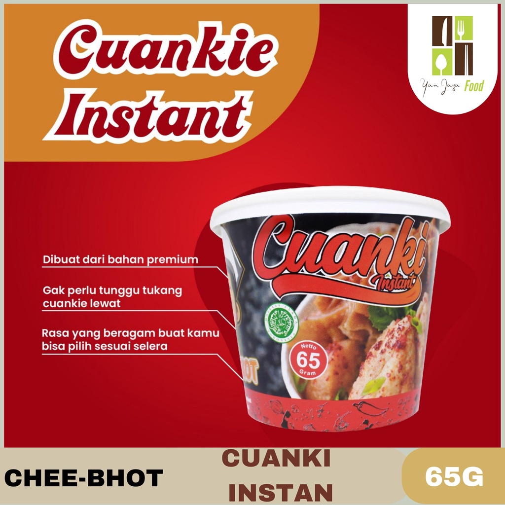 Chee-Bhot Cuanki Kuah/Cuanki Instan/Siap Saji/Tinggal Seduh/ Khas BandunG/ Oleh Oleh Bandung 65g