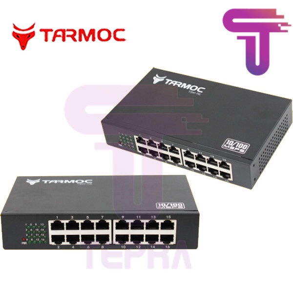 Tarmoc TSW-116 Desktop Switch Unmanage 16 port 10/100Mbps Metal Case