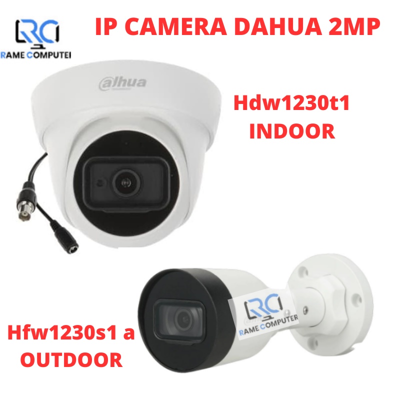 Dahua Ip Camera Ipc-hdw1230t1 Indoor / Hfw1230s1 a outdoor 2mp