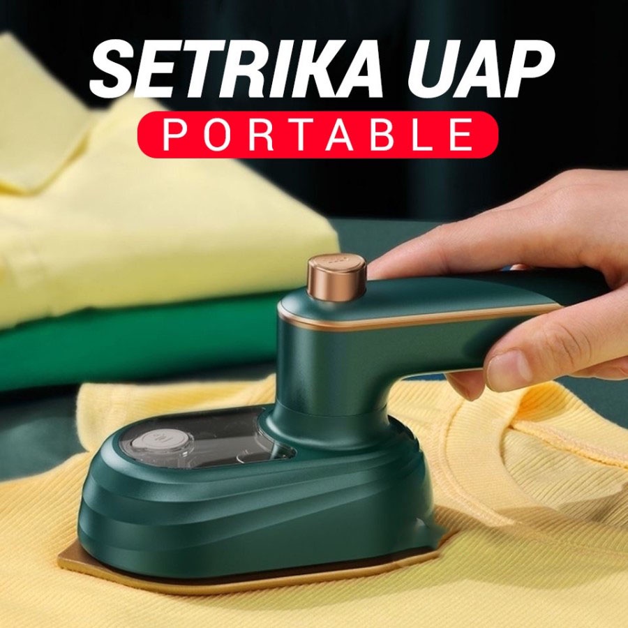 MC Setrika Uap Portable and Foldable / Setrika Travel / Setrika Mini Portable Cepat Panas