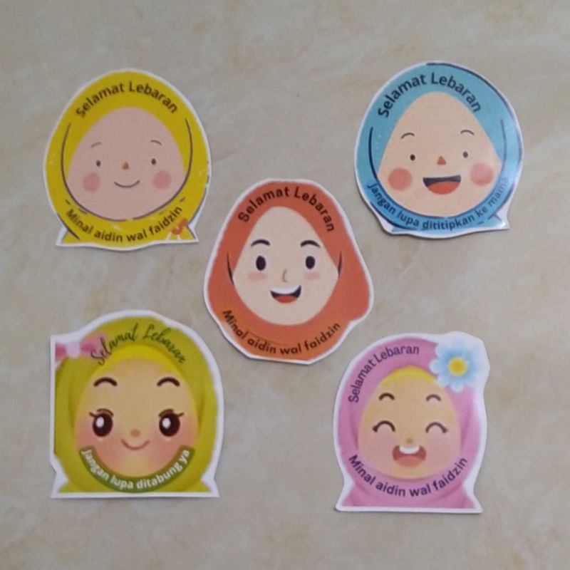 

amplop angpao lebaran 3D unik muslim muslimah