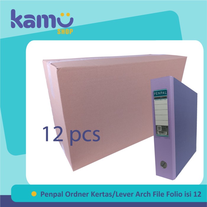 

Penpal Ordner Folio Kertas / Paper Lever Arch File F4 PL-771 [Isi 12]