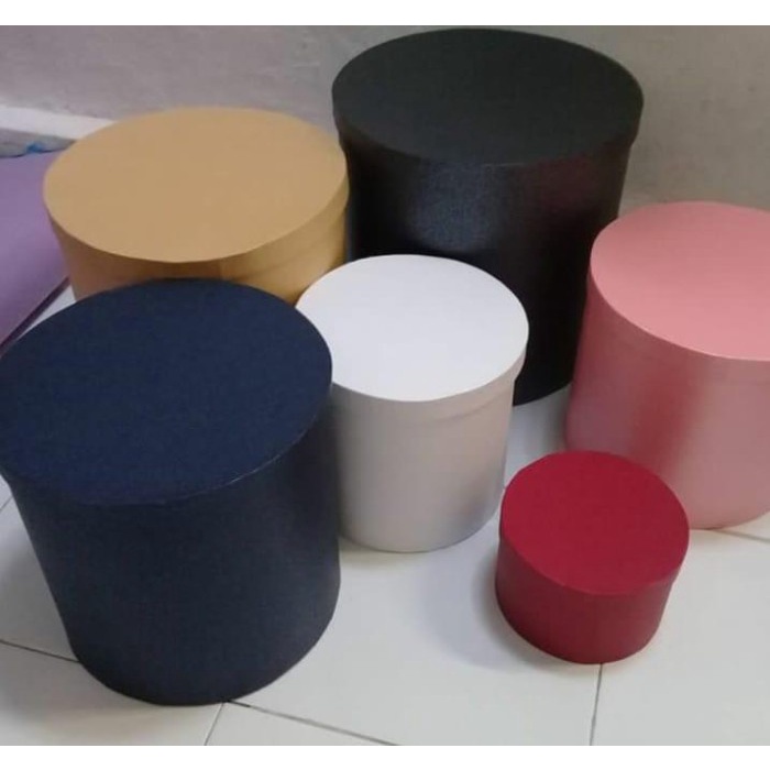 

⭐BISA COD⭐ Box kado Box bunga Flowers box Box bulat Kotak bok