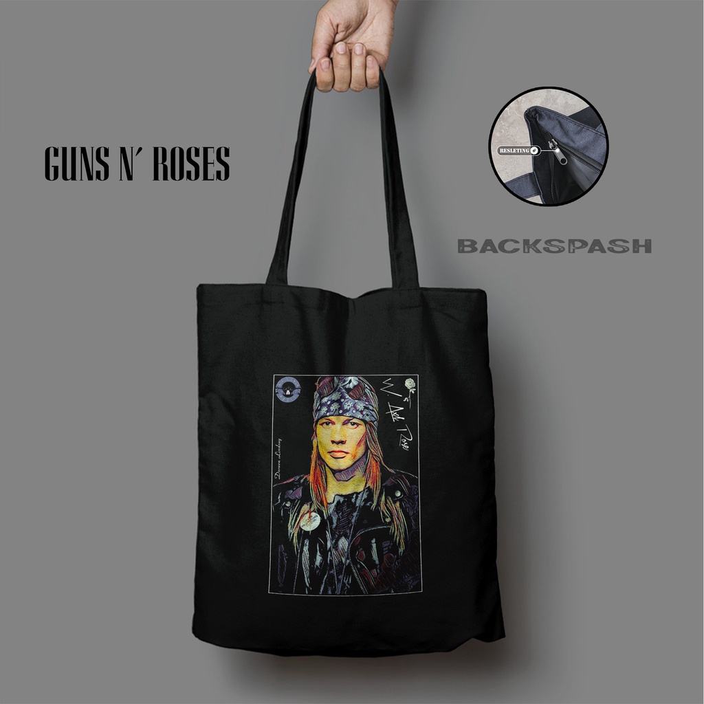 Totebag Tas Band Gun N Roses Custom Pria Wanita | GUNS N ROSES THD