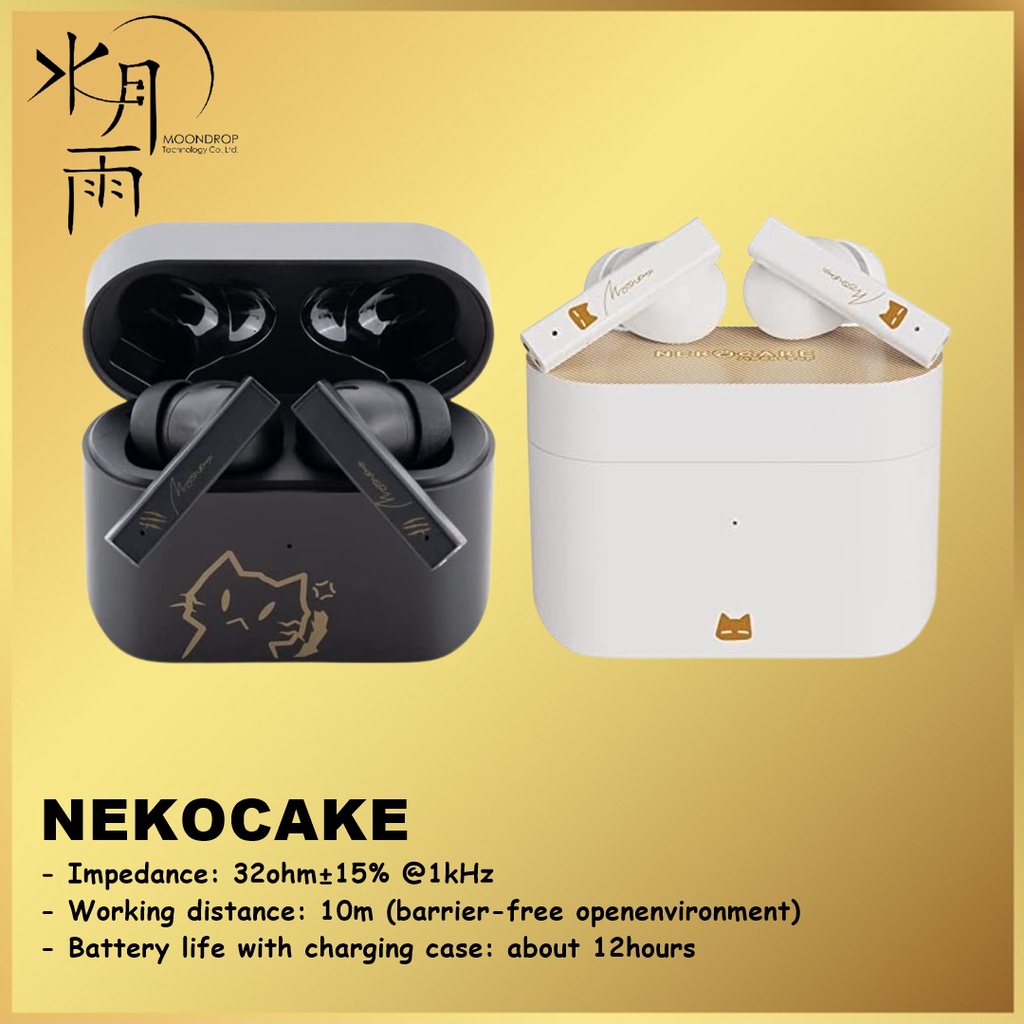 Moondrop Nekocake Neko Cake Kuroneko TWS True Wireless Earphone