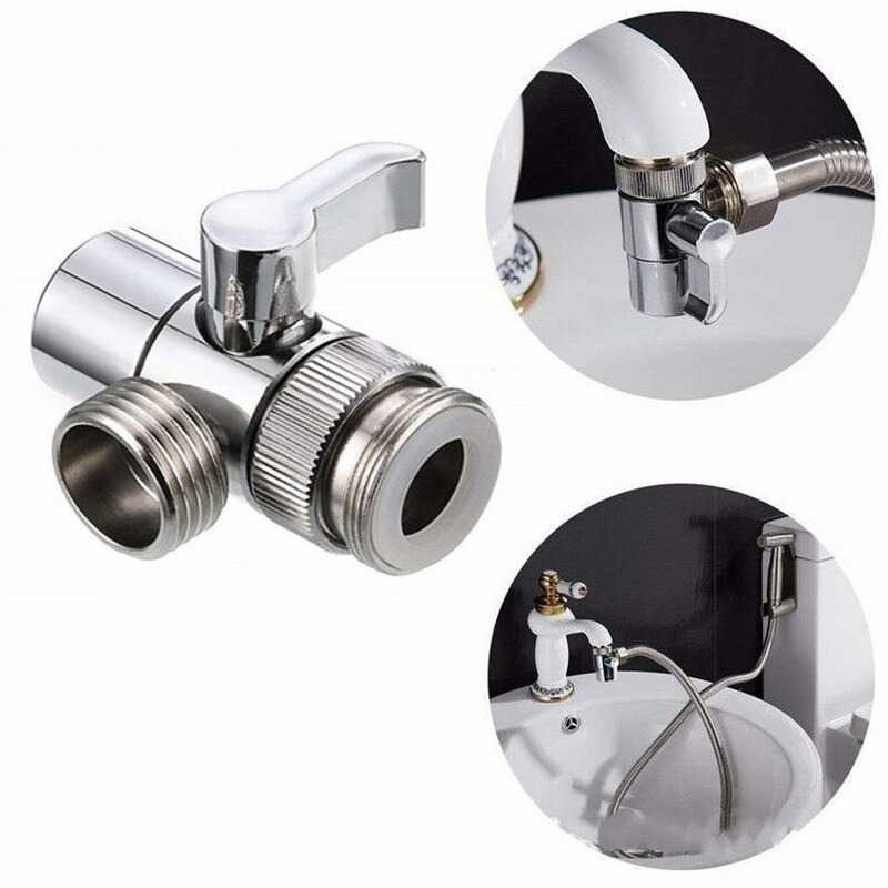 (BISA COD) FTIHSHP CHITOP Splitter Keran Air Sink Diverter Valve Water Tap Connector - CH22