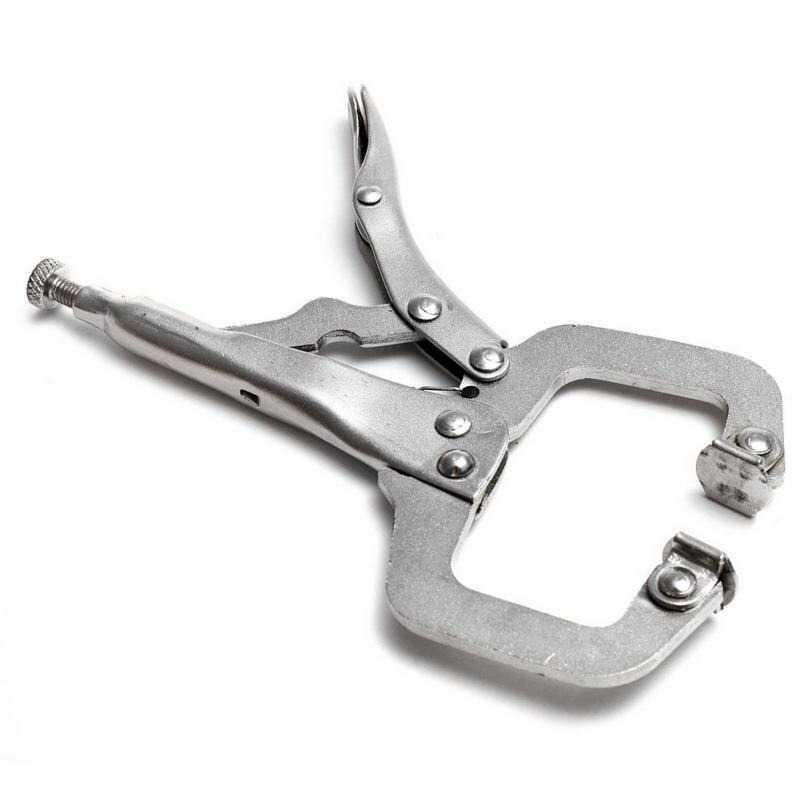 Tang Penjepit Vise Grip Welding Mouth C Clamp 11 Inch - A161 - Silver