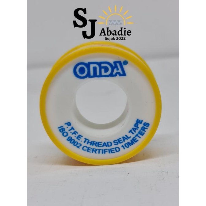

(10 PCS) Seal Tape ONDA 10M HARGA DISKON