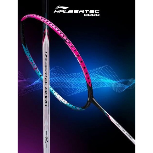 Raket Badminton Lining LI-NING HALBERTEC 8000 / halbertec 8000 ORI + free senar
