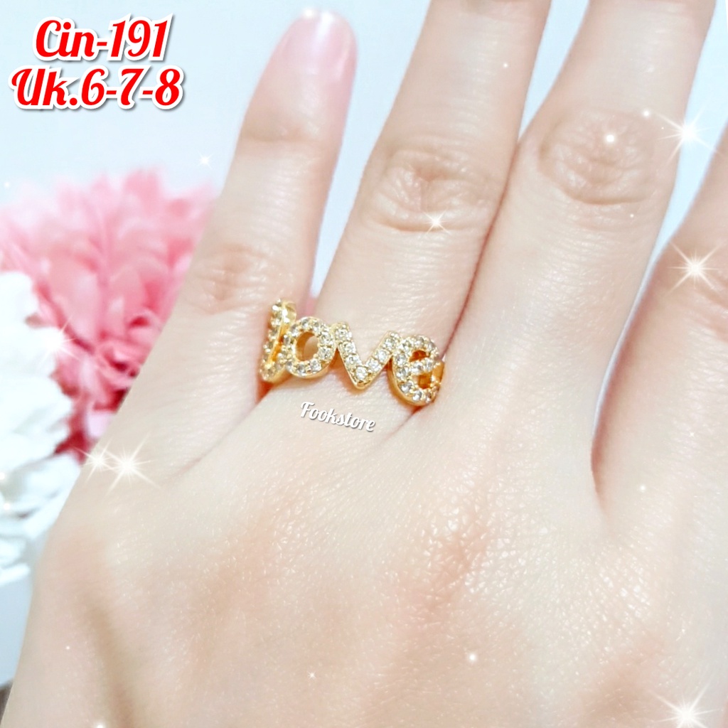 CINCIN DEWASA MODEL PERMATA ANTI ALERGI /CIN-189/CIN-191