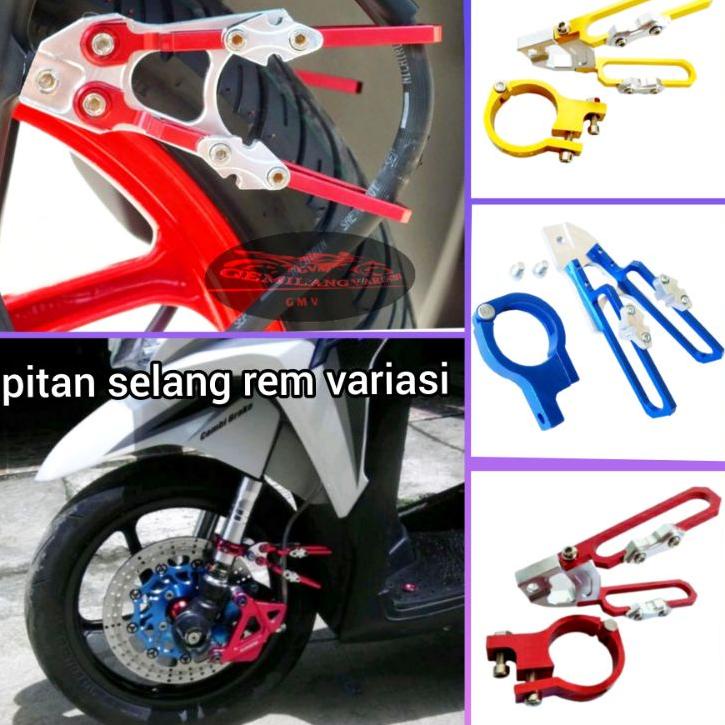 Star Seller Breket selang rem depan variasi, breket jepitan selang rem depan, Kleman selang rem, bre