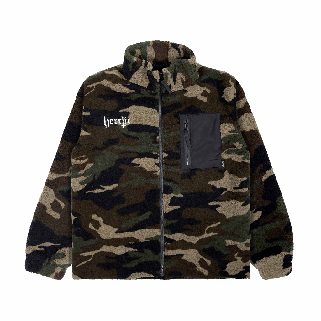 Heretic - Sherpa Jacket - Woodland Camo