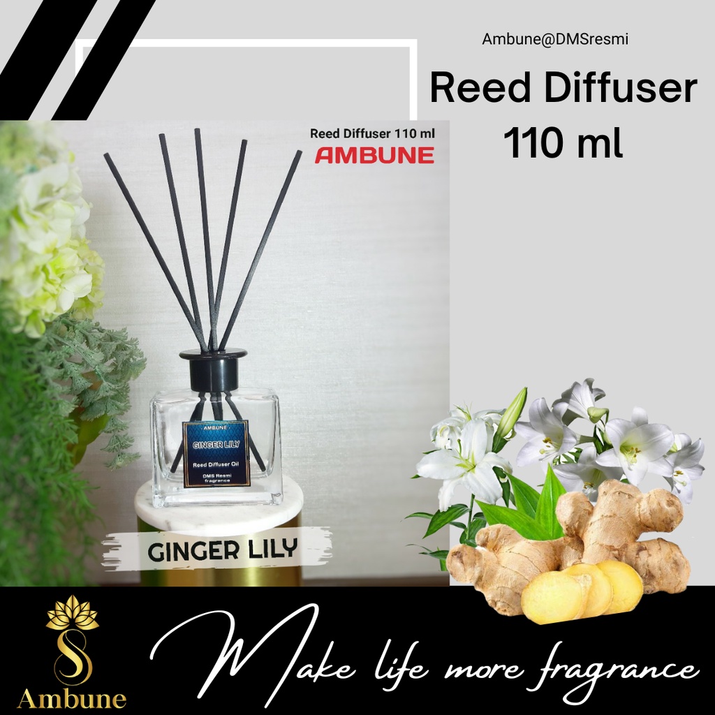 pengharum ruangan Reed Diffuser 110 ml Ambune