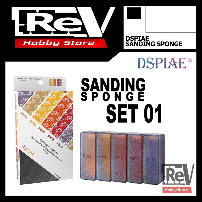 Terlaris Dspiae Sanding Sponge Set 1 Amplas Gundam