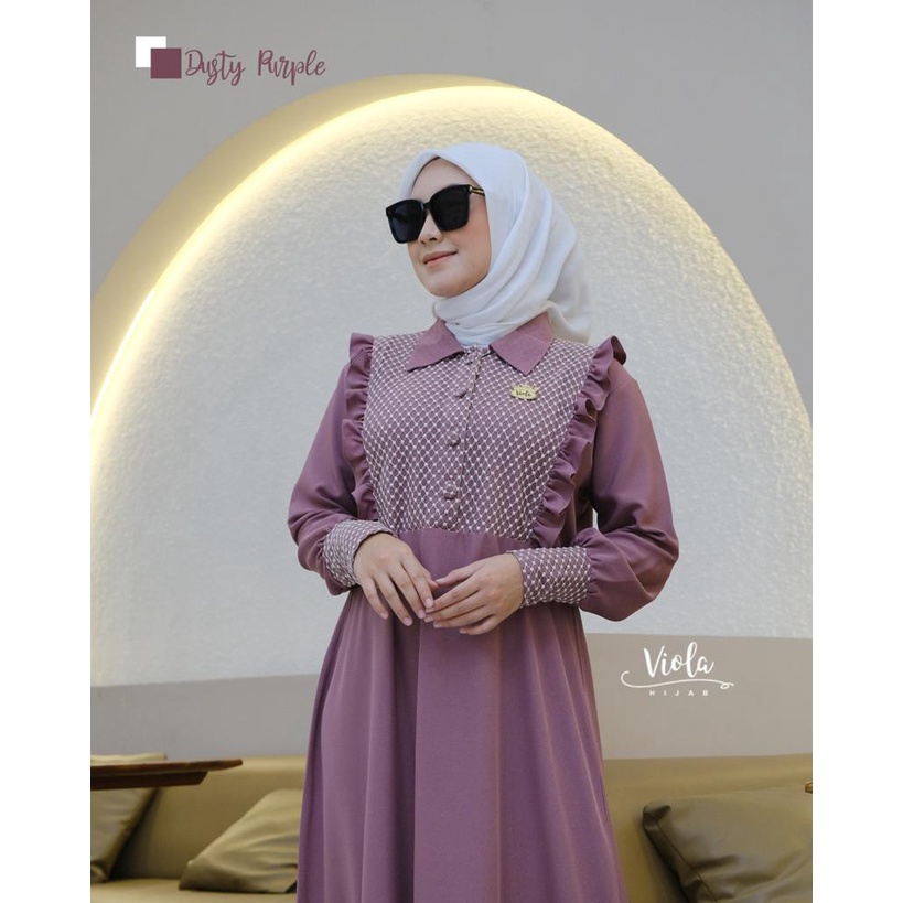 GAMIS ASYA DRESS BY VIOLA ORIGINAL/ GAMIS TERBARU VIOLA