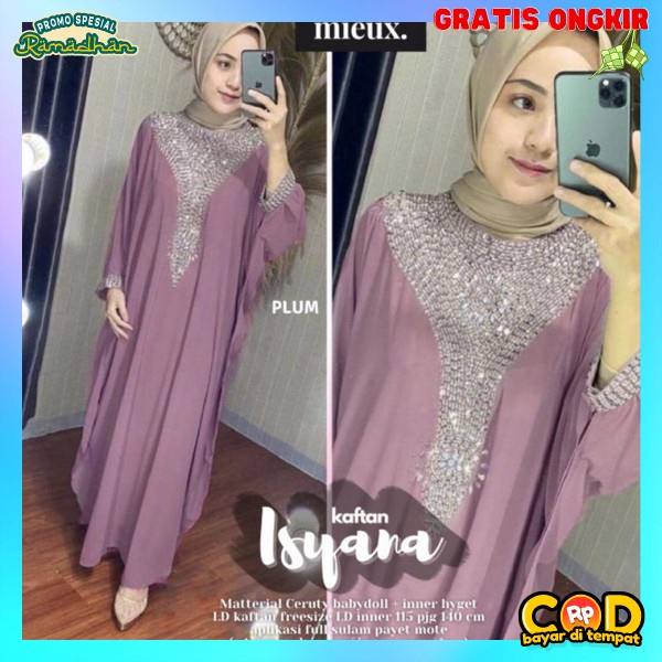 Dres Syari Nyaman Digunakan Kafyan Waita Kondangan Ksftan Pengajian Ibu2 Jubah Cewek Moselimah Gamis