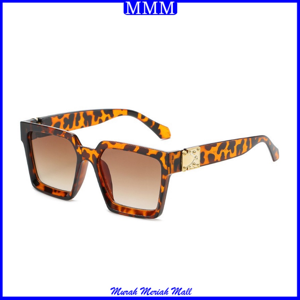 MMM Kacamata Hitam Wanita Fashion 1107 Bingkai Persegi Kotak Korea Style Kaca Mata Elegan Murah