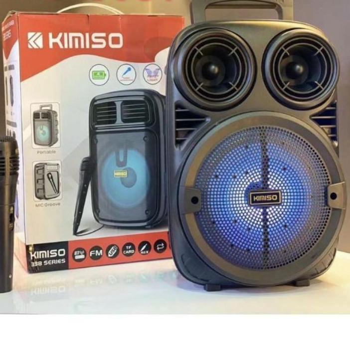 ☪ COD SPEAKER BLUETOOTH KARAOKE 6'5 INCH KIMISO 3381 BONUS MIC KARAOKE X-BASS//SPEAKER SALON AKTIF X