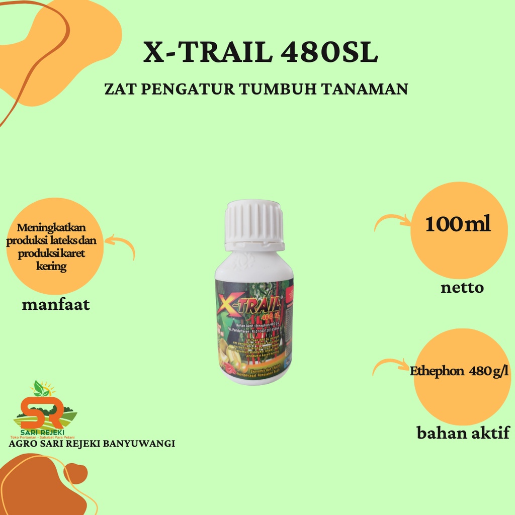 X-TRAIL 480SL 100 ML SEPERTI ETHREL PEMASAK / PEMATANG BUAH
