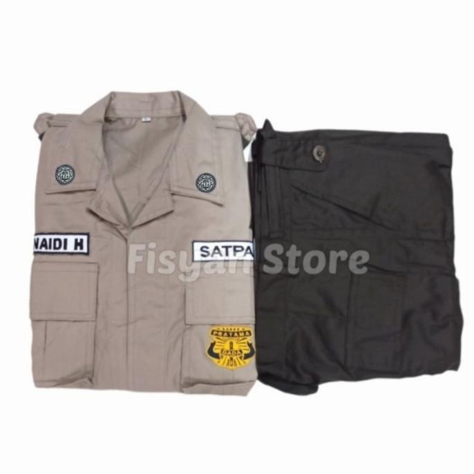 Paket Seragam PDL Satpam | Paket Seragam Security Coklat