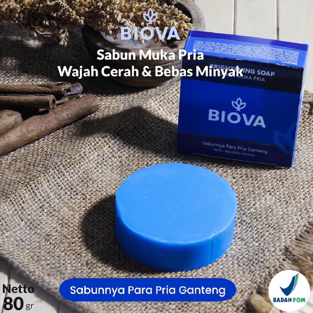Sabun Cuci Muka Pria Untuk Kulit Cerah Bebas Minyak & Jerawat BPOM