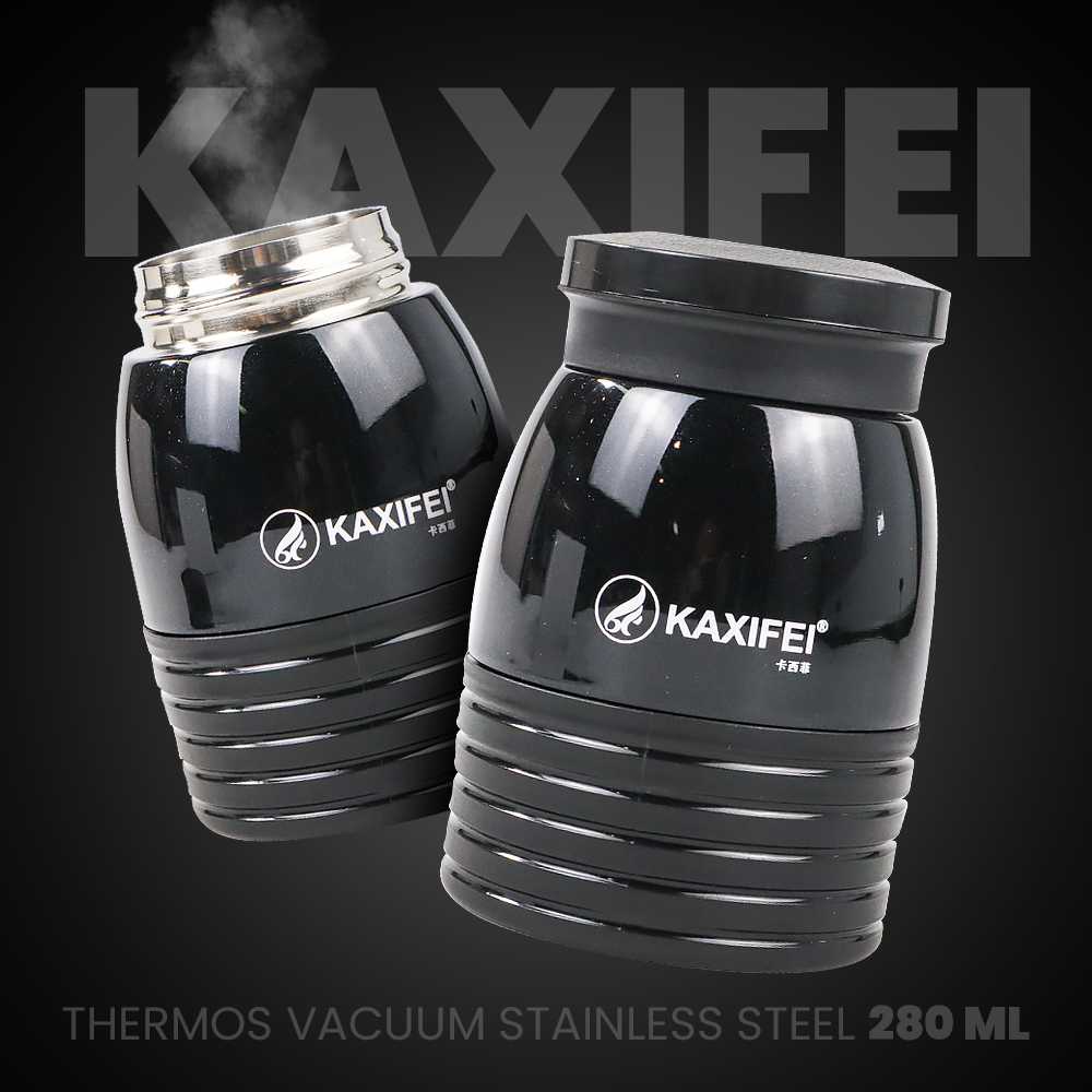 KAXIFEI Botol Minum Thermos Vacuum Stainless Steel 280ml - K701 -Grosir