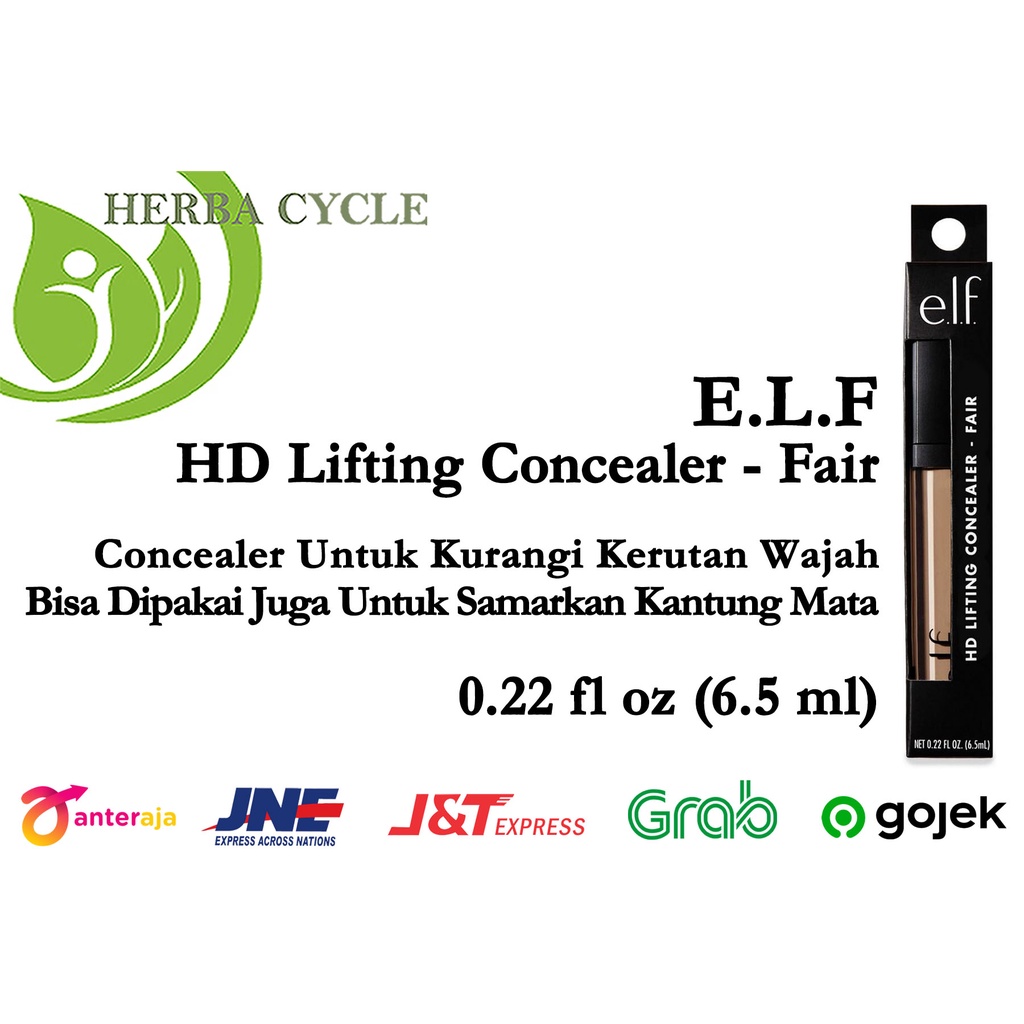 PROMO MURAH ELF Cosmetics HD Lifting Concealer (6.5 ml) Fair Shades Makeup Kosmetik ORI USA