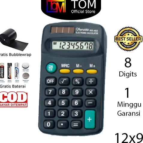 

11.11 Promo >> Kalkulator KK-402 8 Digit - Calculator Saku Kecil Mini