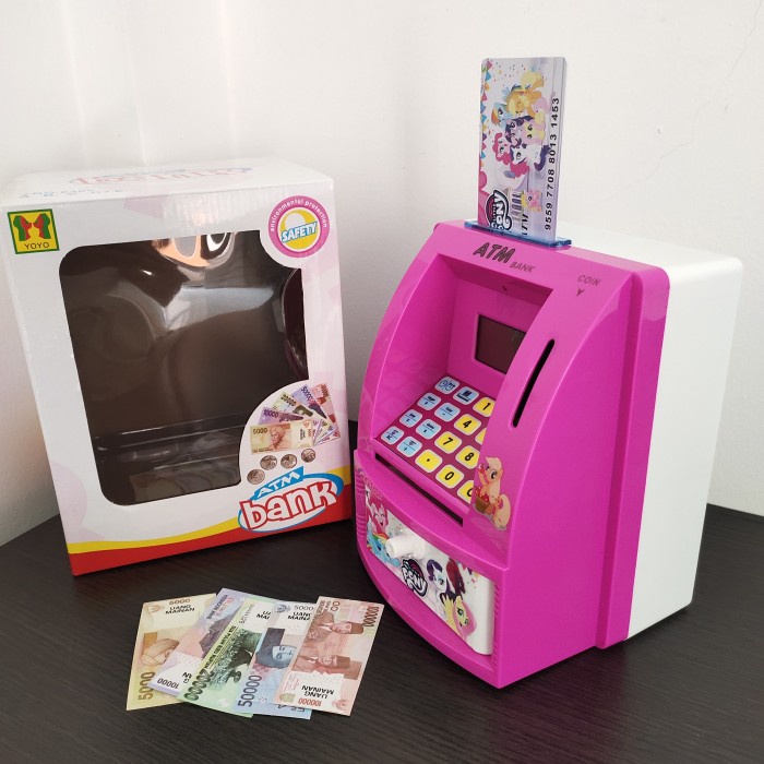 

Mainan Mesin Atm Celengan Deposit Kuda Poni Pakai Pin