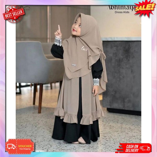 Games Kids Syar'I Baju Gamis Kid Pakaian Muslim Anak Kecil Umur 1 2 3 4 5 6 7 8 9 10 11 12 13 14 15 
