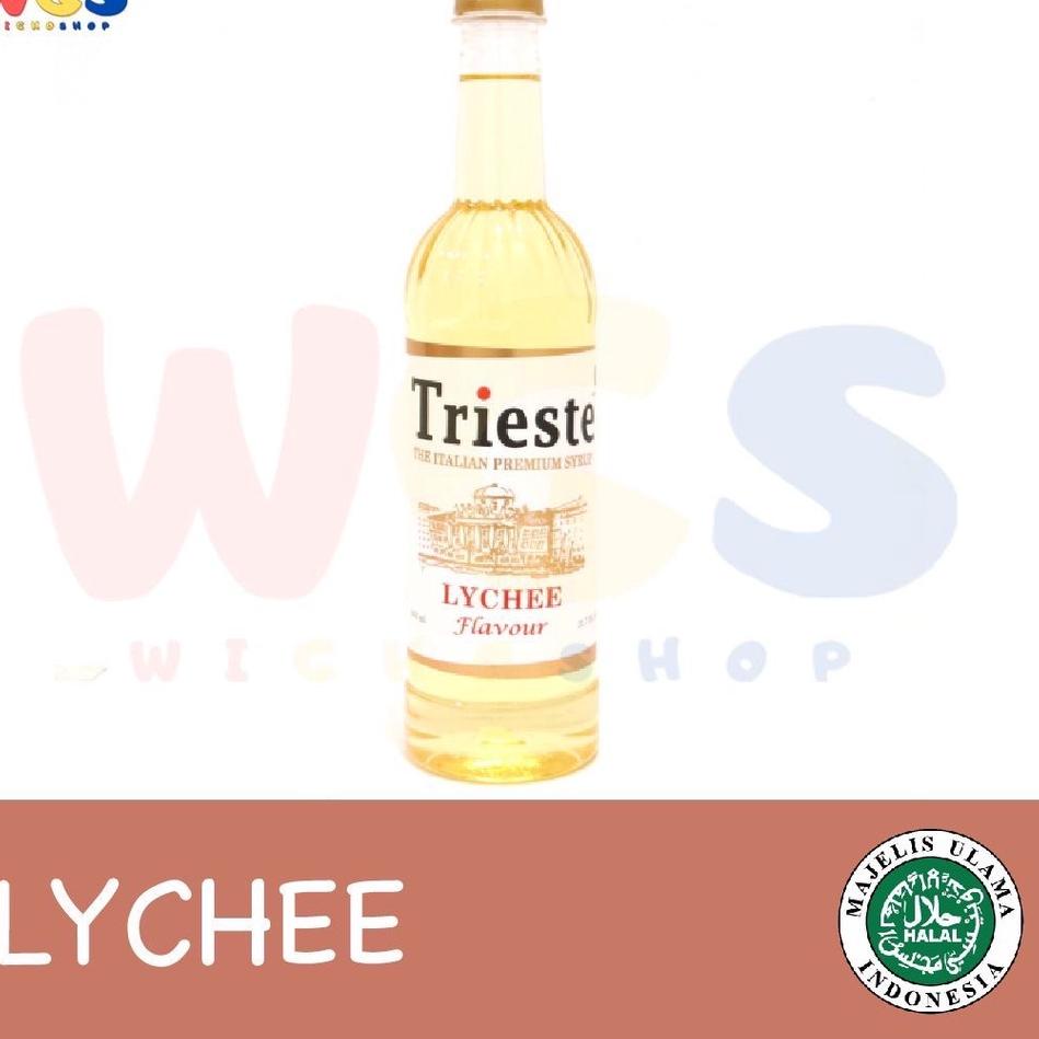 

>XG34448< Trieste Premium Syrup Lychee Flavoured 650 ml