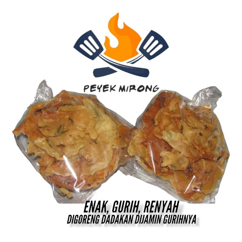 

REMPEYEK MIRONG IKAN ASIN KECIL KHAS BREBES, KERUPUK GURIH, CEMILAN SANTAI