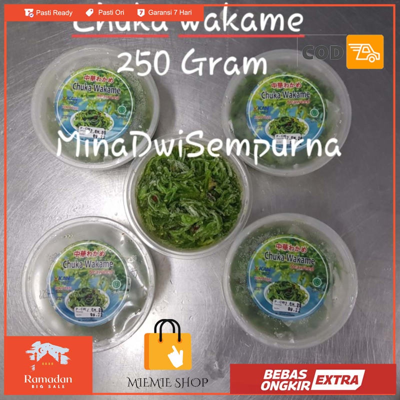 

Chuka Wakame 250 Gram / Rumput Laut / Seaweed