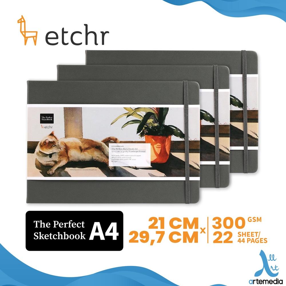 

Watercolor Journal Etchr The Perfect Sketchbook A4 Hard Cover Watercolor Book