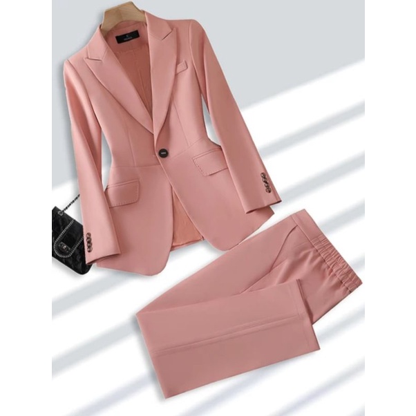 fortuneofficial_Setelan Wanita Blazer/Setelan Blazer Elegan Terbaru