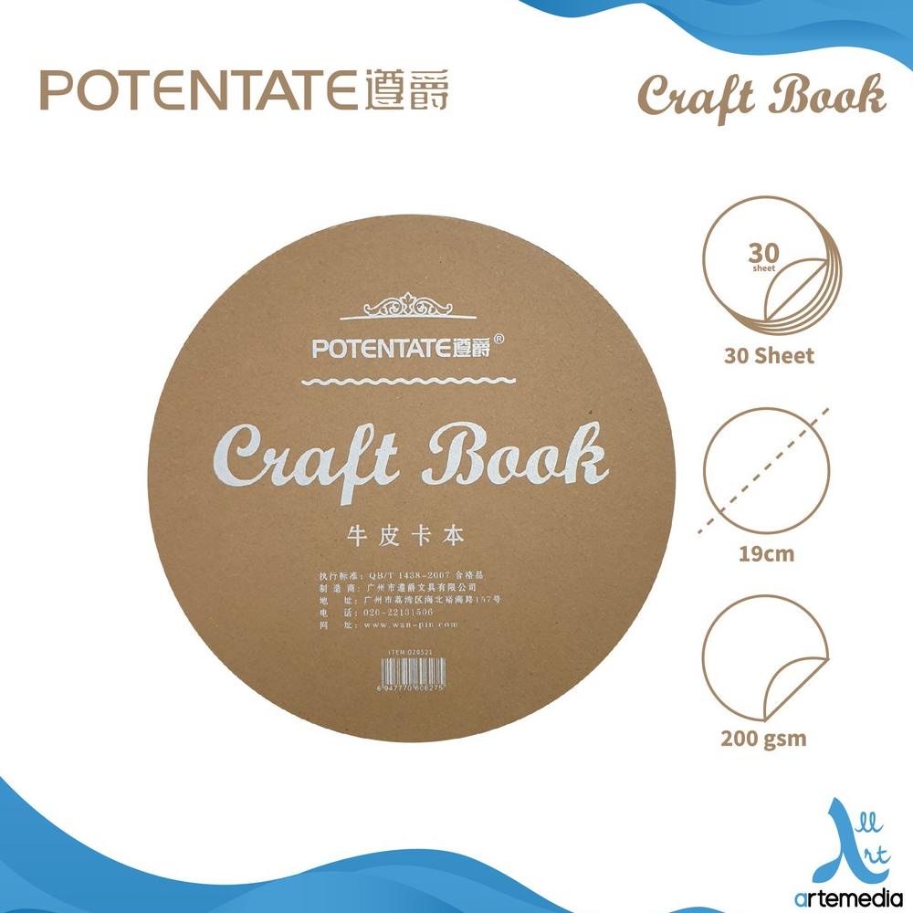 

Kertas Gambar Potentate 19cm Craft Paper Circle Drawing Pad