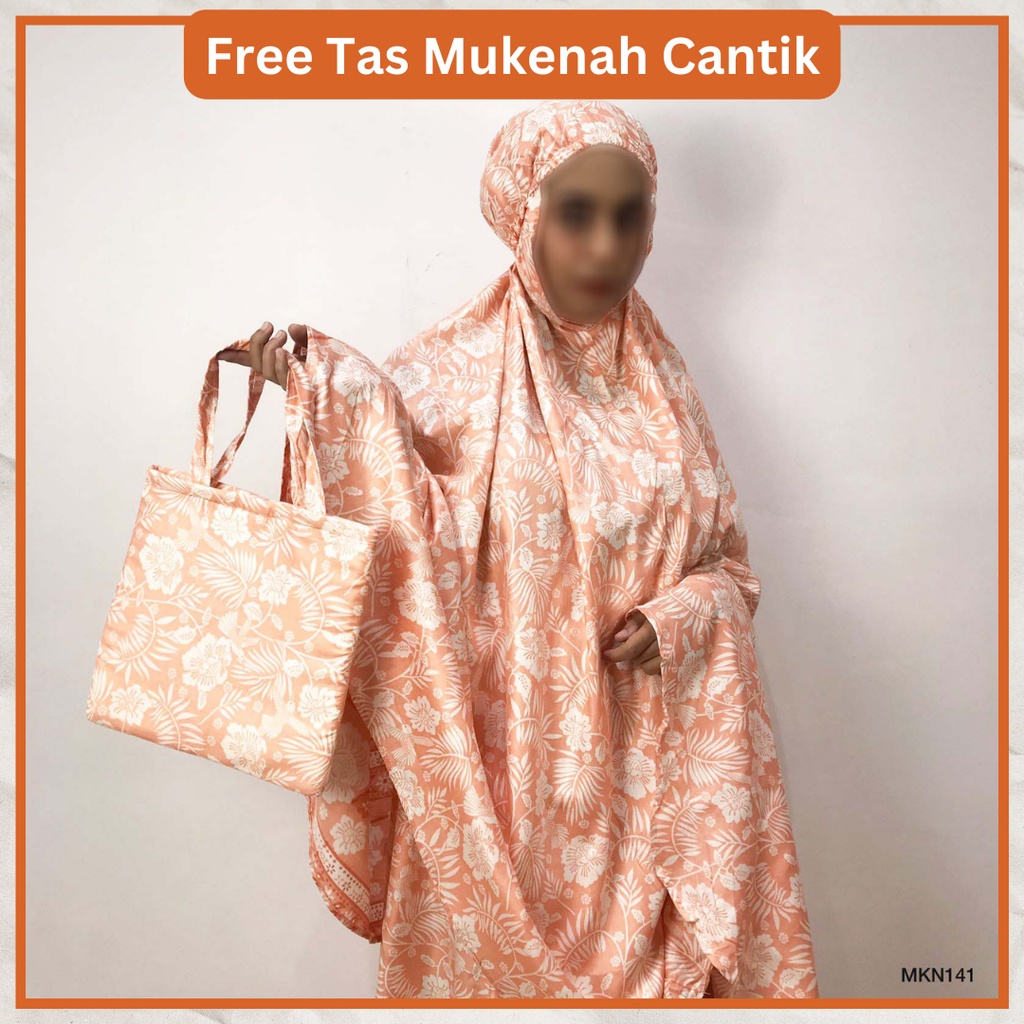 Ezpata Mukena Bali Dewasa Motif Batik Bunga Ukuran Standart Katun Rayon Free Tas Cantik Harga Grosir Termurah