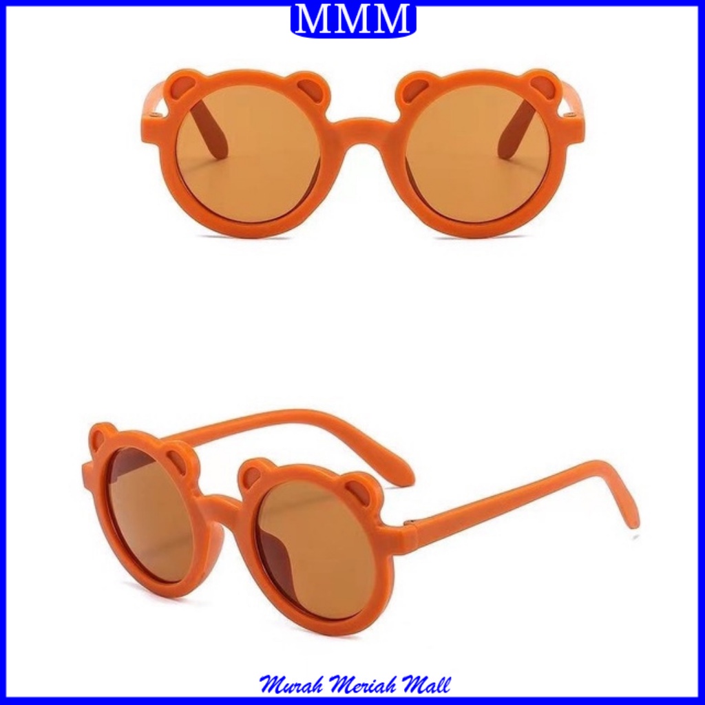 MMM Kacamata Anak Beruang Fashion Telinga Beruang Kaca Mata Hitam High Quality Kids Sunglasses Kaca Mata Murah Import