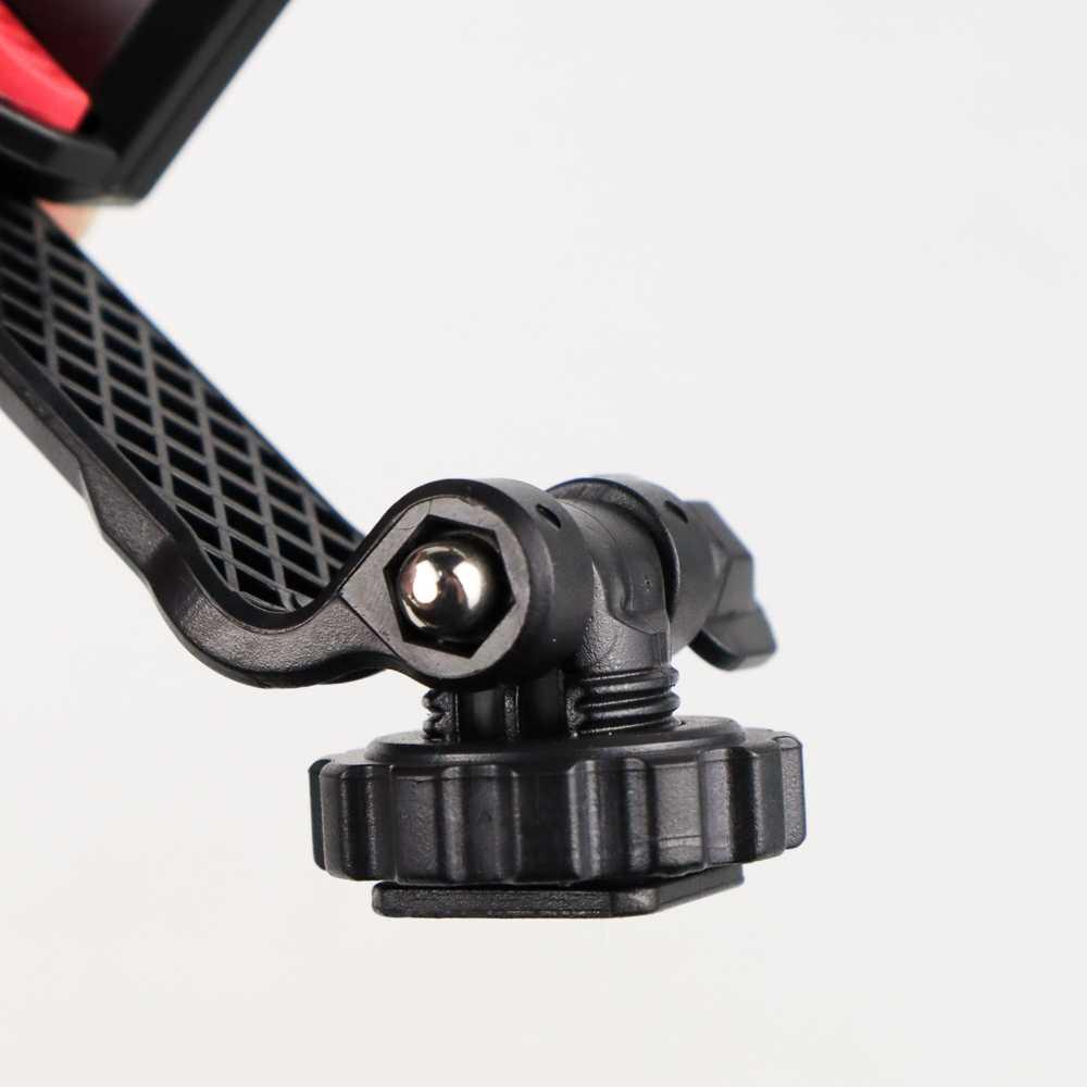 Smartphone Holder Clip Bracket Mount Tripod Monopod - XJ-14 - Black