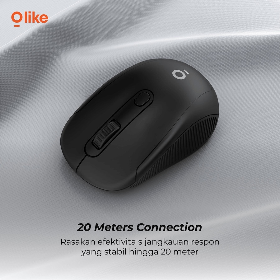 Mouse Wireless Optical Olike M2 Garansi Resmi