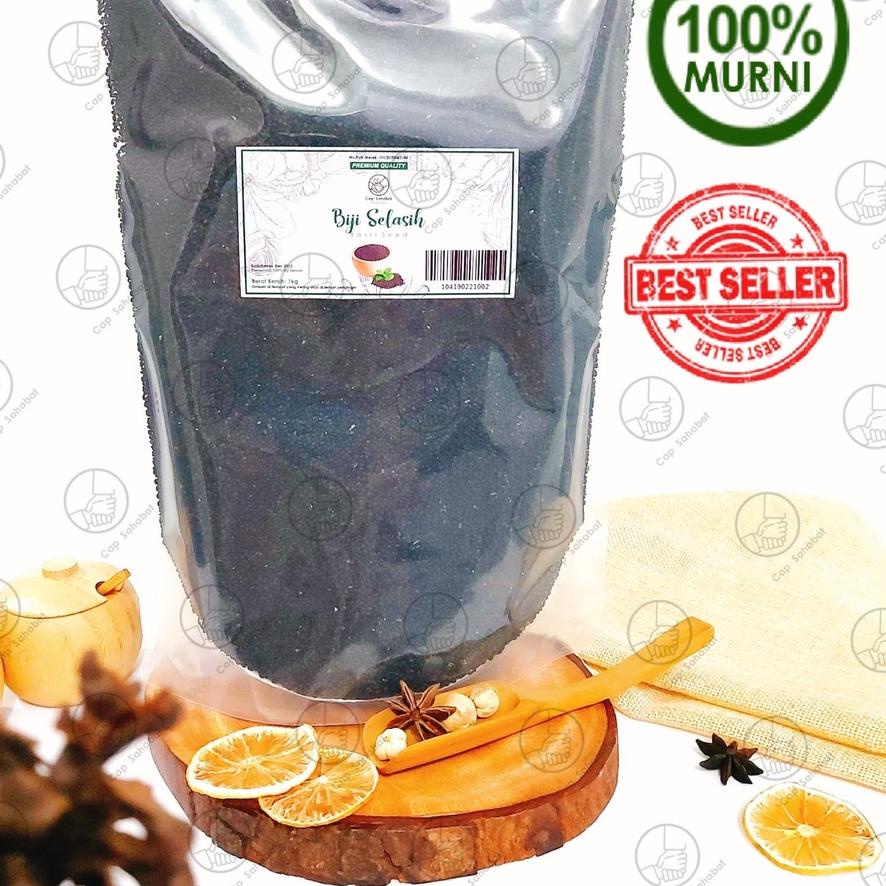 

۞ 1kg Basil Seed / Biji Selasih Besar & Bersih / Rempah / JSR 100% PREMIUM ❃