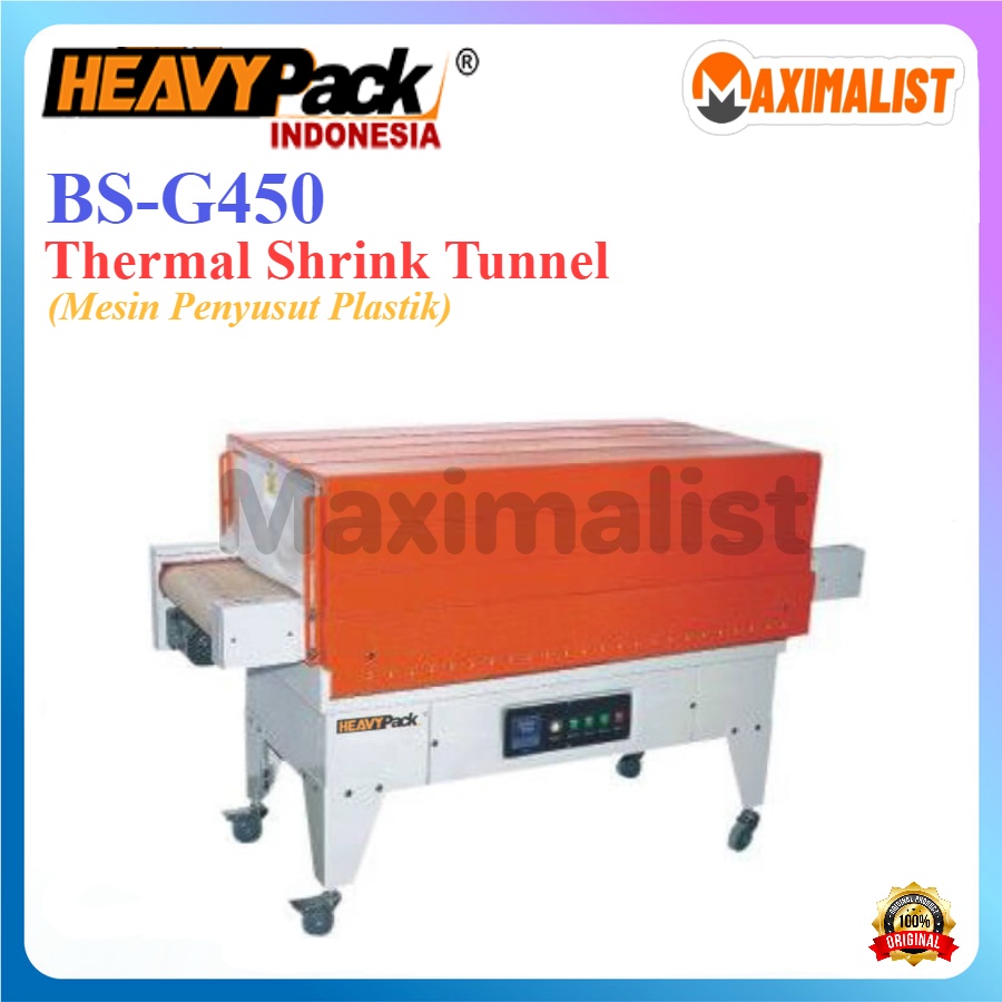 HeavyPack BS-G450 Shrink Packaging Machine / Mesin Penyusut Plastik / Mesin Shrink Packaging Penyusu