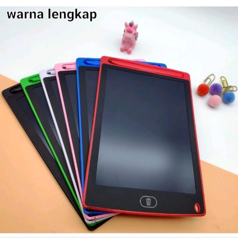 SKY-[✅COD] LCD DRAWING TABLET PAPAN TULIS ANAK WRITTING LCD WARNA WARNI / Papan Tulis LCD 8,5 Inch Gambar Untuk Anak Dan Dewasa