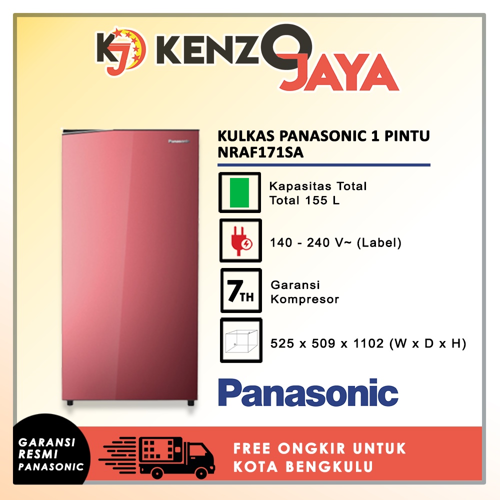 KULKAS 1 PINTU PANASONIC NRAF171SR