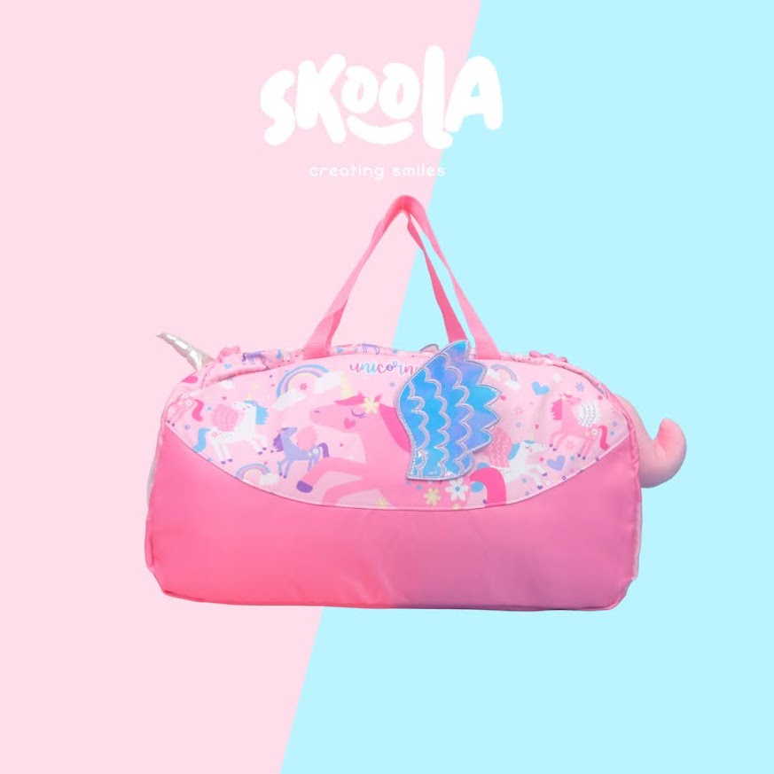 Skoola Tas Travel Pakaian Gym Anak Perempuan Unicorn - Duffle