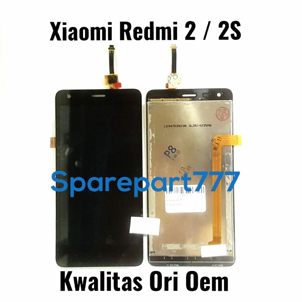 Lcd Touchscreen Fullset Ori Oem Xiaomi Redmi 2 / Redmi 2S