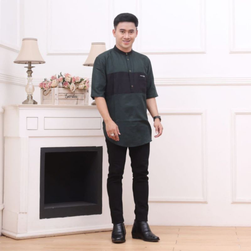 Ready Stok Koko Kurta Pakistan Lengan Pendek Bahan Catton Rami