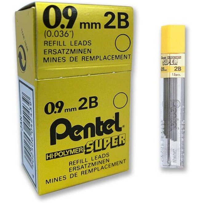 Isi Pensil Mekanik Pentel 0.9 (1.0) 2B