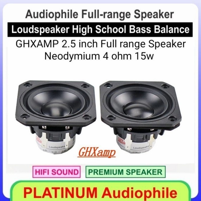 Speaker Full Range Ghxamp 2.5 Inch Neodymium Premium Speaker Import